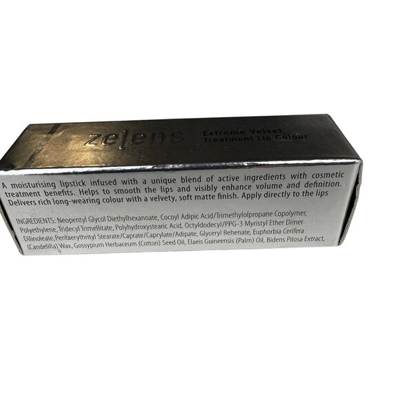 Zelens Extreme Velvet Raisin Lip Colour 5ml Hydrating Lipstick Rich Pigment - Picture 6 of 14